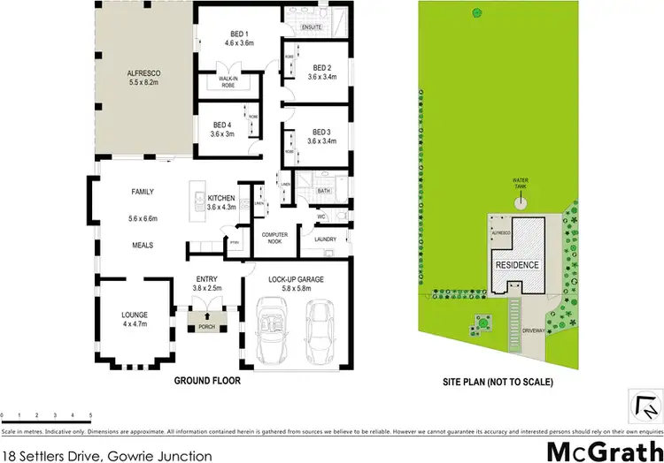 Floorplan of Homely house listing, 18 Settlers Drive, Gowrie Junction QLD 4352