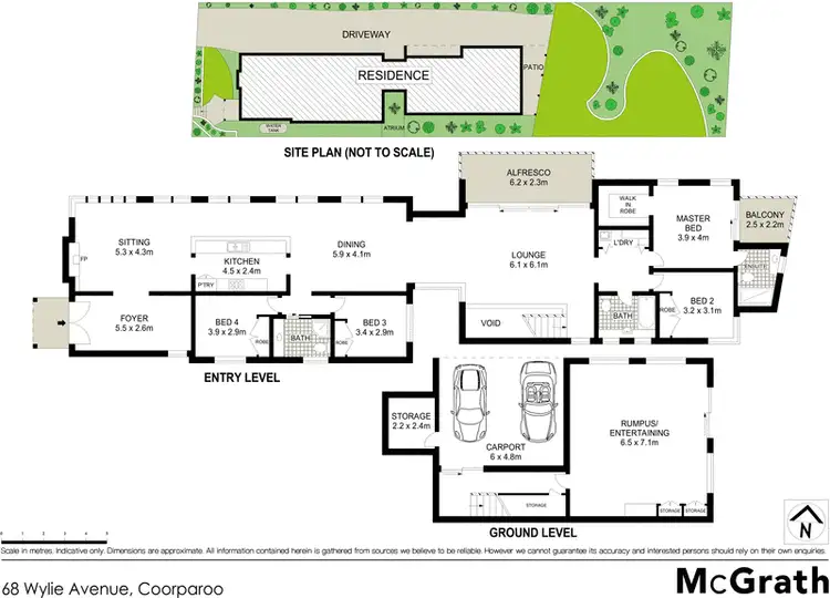Floorplan of Homely house listing, 68 Wylie Avenue, Coorparoo QLD 4151