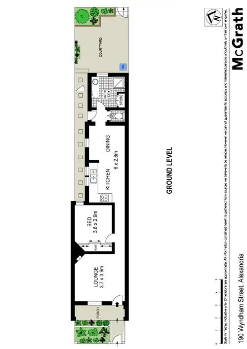 Floorplan of Homely house listing, 190 Wyndham Street, Alexandria NSW 2015