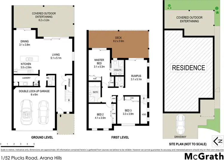Floorplan of Homely townhouse listing, 1/52 Plucks Road, Arana Hills QLD 4054