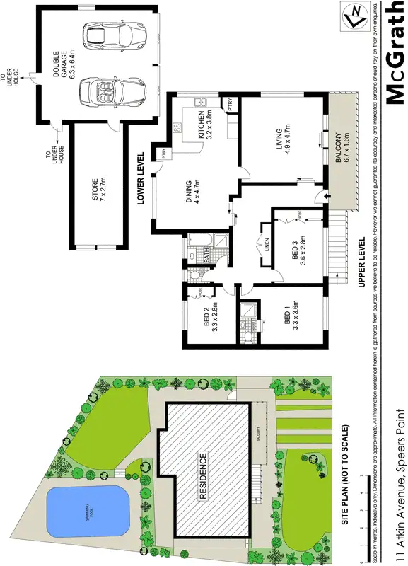 Floorplan of Homely house listing, 11 Atkin Avenue, Speers Point NSW 2284