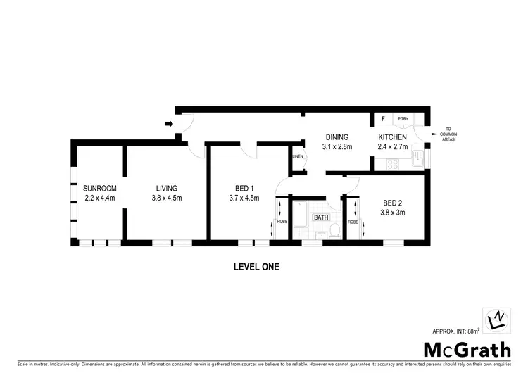 Floorplan of Homely apartment listing, 4/324 Edgecliff Road, Woollahra NSW 2025