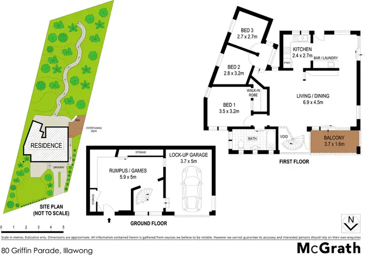 Floorplan of Homely house listing, 80 Griffin Parade, Illawong NSW 2234
