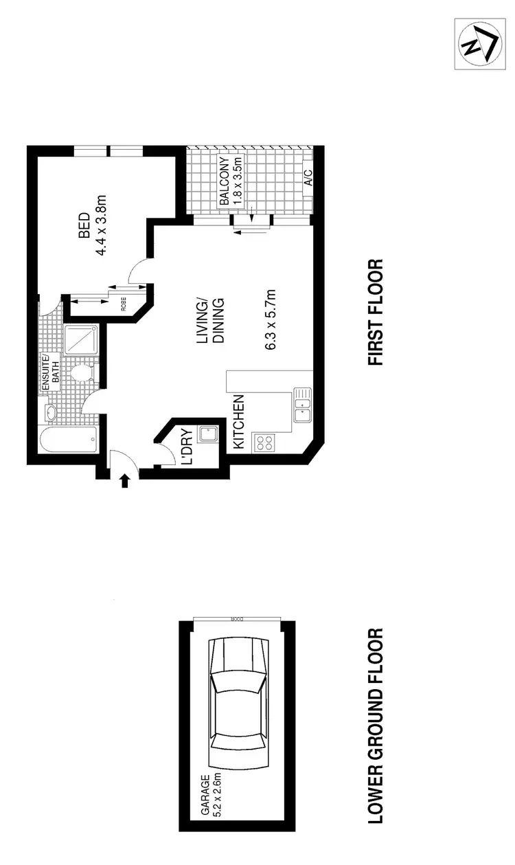 Floorplan of Homely apartment listing, 34/256 Lawrence Street, Alexandria NSW 2015