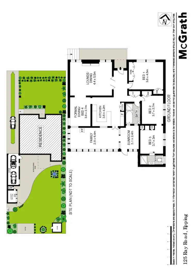Floorplan of Homely house listing, 125 Ray Road, Epping NSW 2121