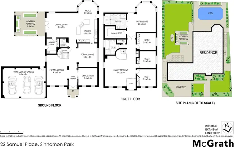 Floorplan of Homely house listing, 22 Samuel Place, Sinnamon Park QLD 4073