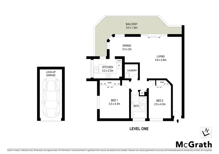 Floorplan of Homely apartment listing, 12/2 Parkes Road, Artarmon NSW 2064