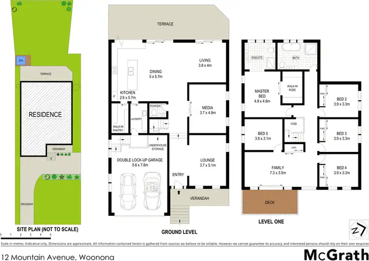 Floorplan of Homely house listing, 12 Mountain Avenue, Woonona NSW 2517