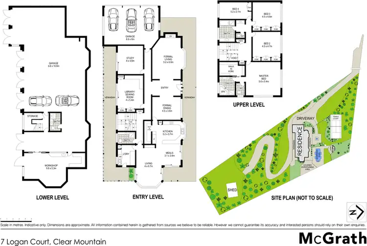 Floorplan of Homely house listing, 7 Logan Court, Clear Mountain QLD 4500