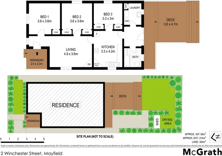 Floorplan of Homely house listing, 2 Winchester Street, Mayfield NSW 2304