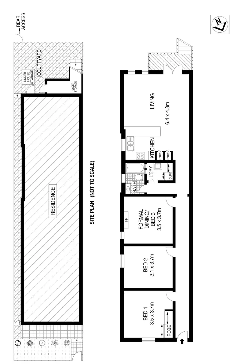 Floorplan of Homely house listing, 21 Jubilee Street, Lewisham NSW 2049
