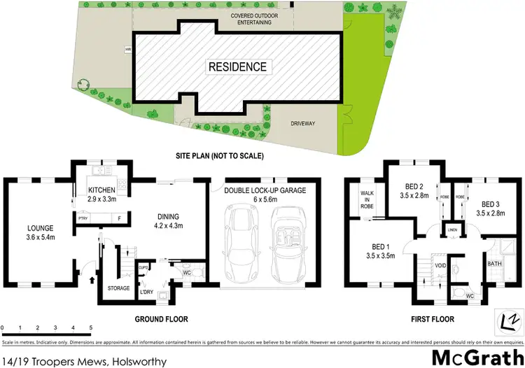 Floorplan of Homely townhouse listing, 14/19 Troopers Mews, Holsworthy NSW 2173