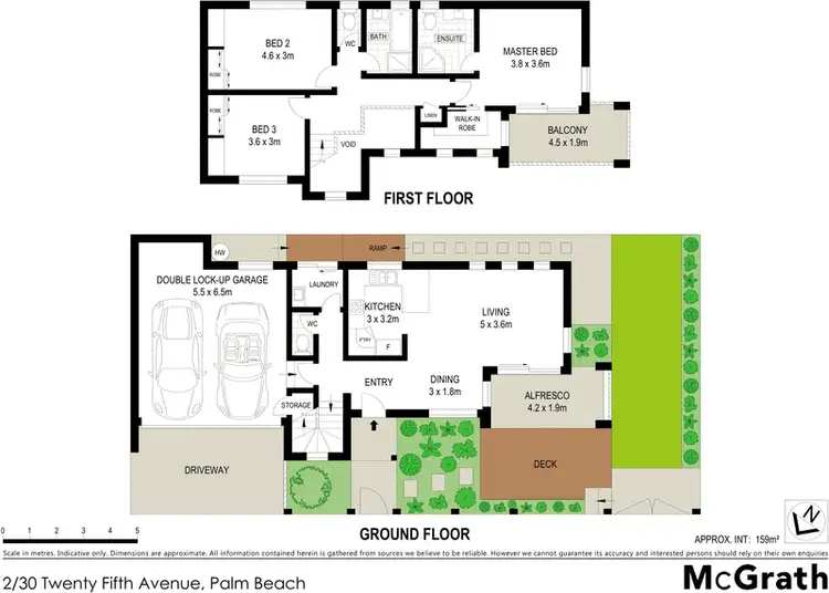 Floorplan of Homely townhouse listing, 2/30 Twenty Fifth Avenue, Palm Beach QLD 4221