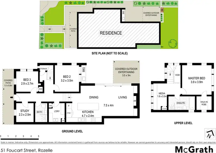 Floorplan of Homely house listing, 51 Foucart Street, Rozelle NSW 2039