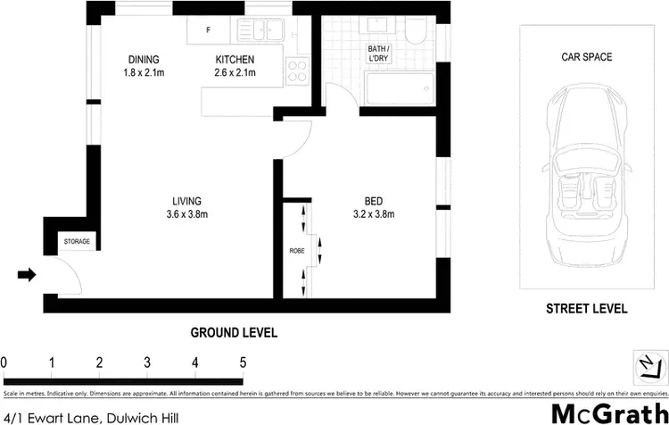 Floorplan of Homely apartment listing, 4/1 Ewart Lane, Dulwich Hill NSW 2203