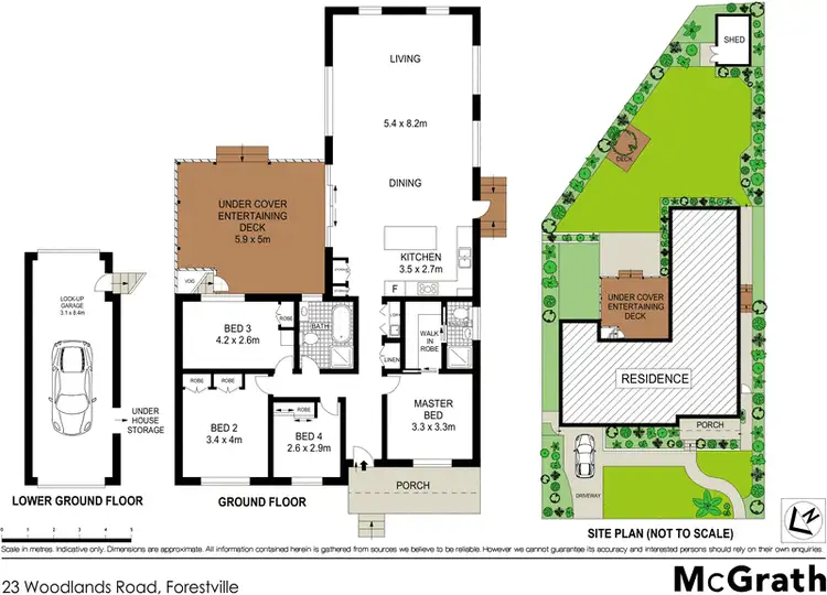 Floorplan of Homely house listing, 23 Woodlands Road, Forestville NSW 2087