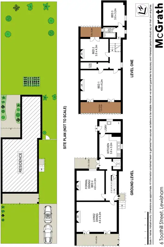 Floorplan of Homely house listing, 6 Toothill Street, Lewisham NSW 2049