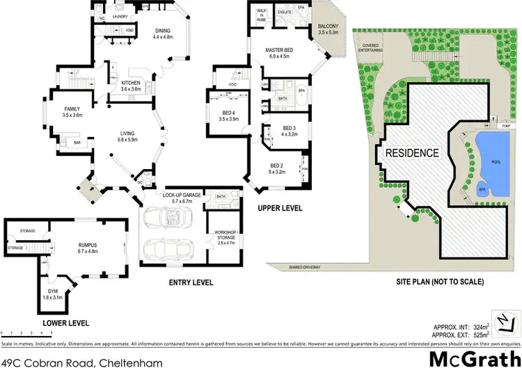 Floorplan of Homely house listing, 49C Cobran Road, Cheltenham NSW 2119