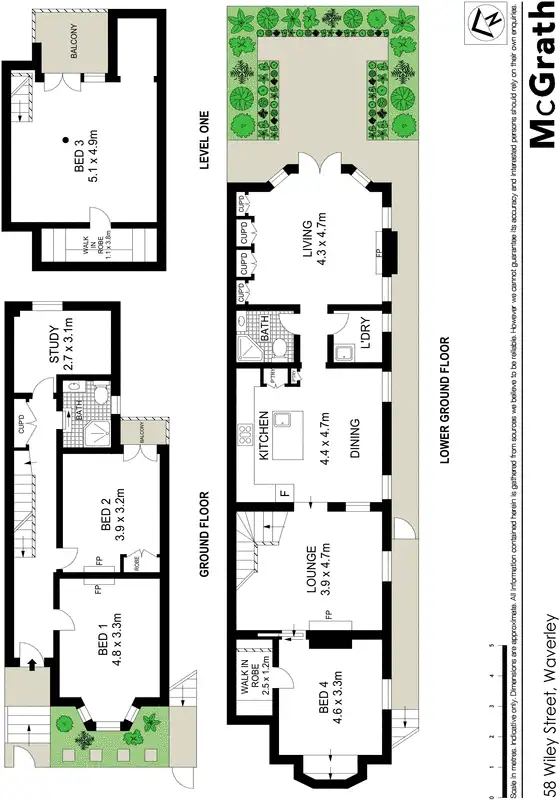 Floorplan of Homely house listing, 58 Wiley Street, Waverley NSW 2024