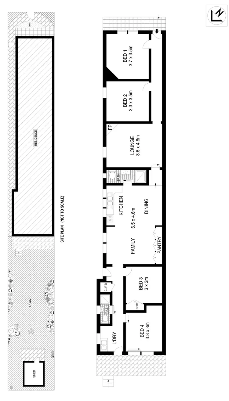 Floorplan of Homely house listing, 115 Unwins Bridge Road, Tempe NSW 2044