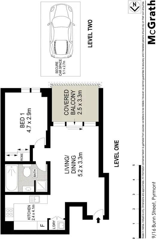 Floorplan of Homely apartment listing, 9/16 Bunn Street, Pyrmont NSW 2009