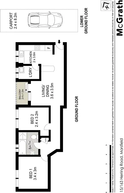 Floorplan of Homely apartment listing, 5/163 Herring Road, Macquarie Park NSW 2113