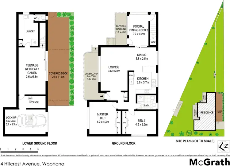 Floorplan of Homely house listing, 4 Hillcrest Avenue, Woonona NSW 2517