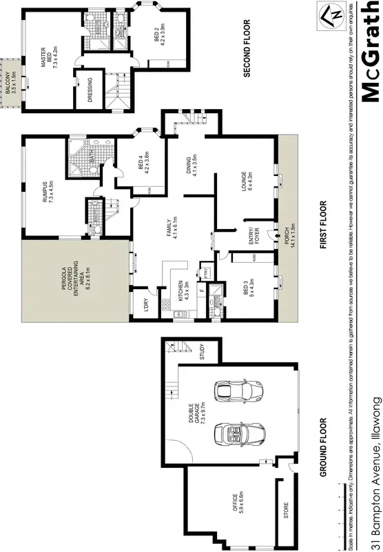 Floorplan of Homely house listing, 31 Bampton Avenue, Illawong NSW 2234