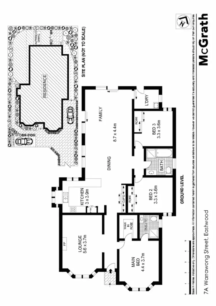 Floorplan of Homely house listing, 7A Warrawong Street, Eastwood NSW 2122