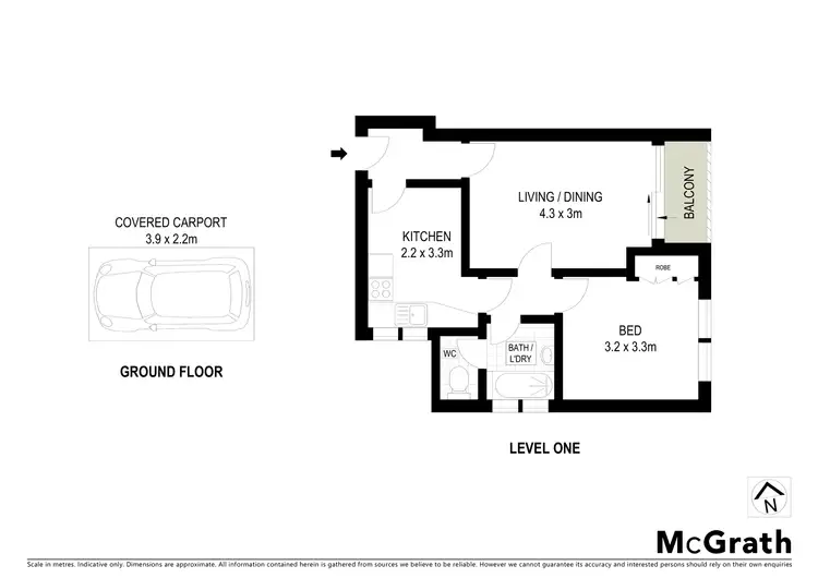 Floorplan of Homely apartment listing, 8/27 Elliott Avenue, Carnegie VIC 3163