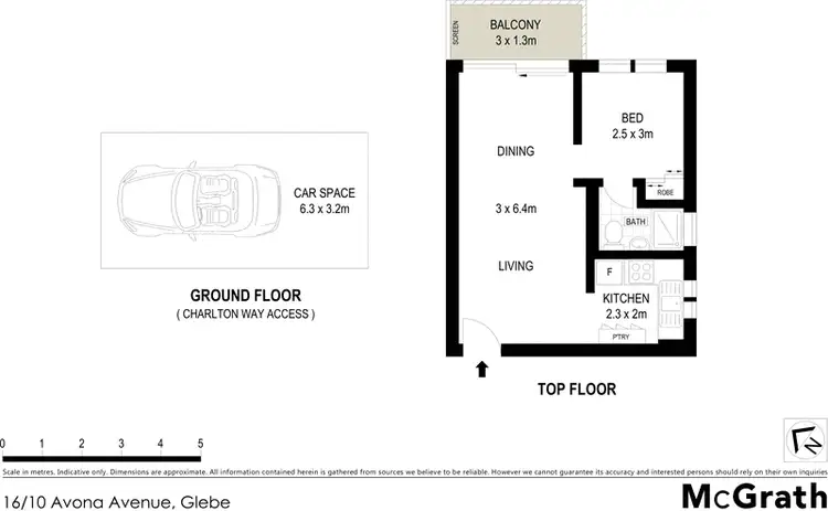 Floorplan of Homely apartment listing, 16/10 Avona Avenue, Glebe NSW 2037
