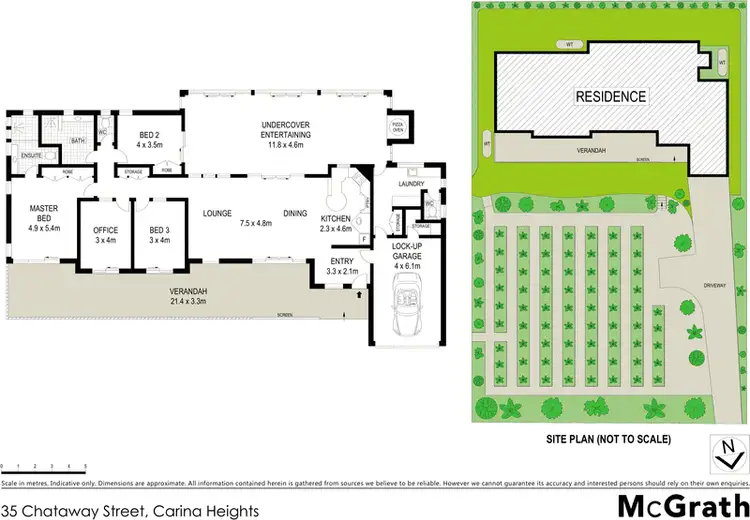 Floorplan of Homely house listing, 35 Chataway Street, Carina Heights QLD 4152
