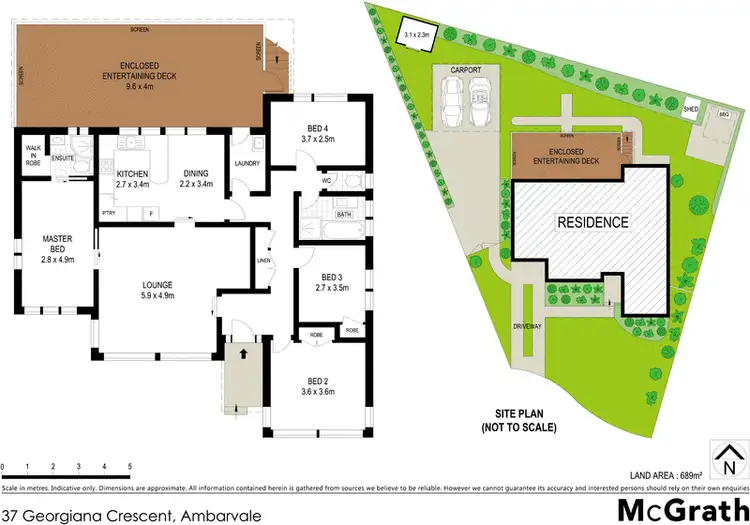 Floorplan of Homely house listing, 37 Georgiana Crescent, Ambarvale NSW 2560