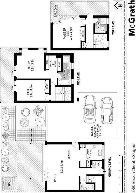 Floorplan of Homely house listing, 3/80 Beach Street, Coogee NSW 2034