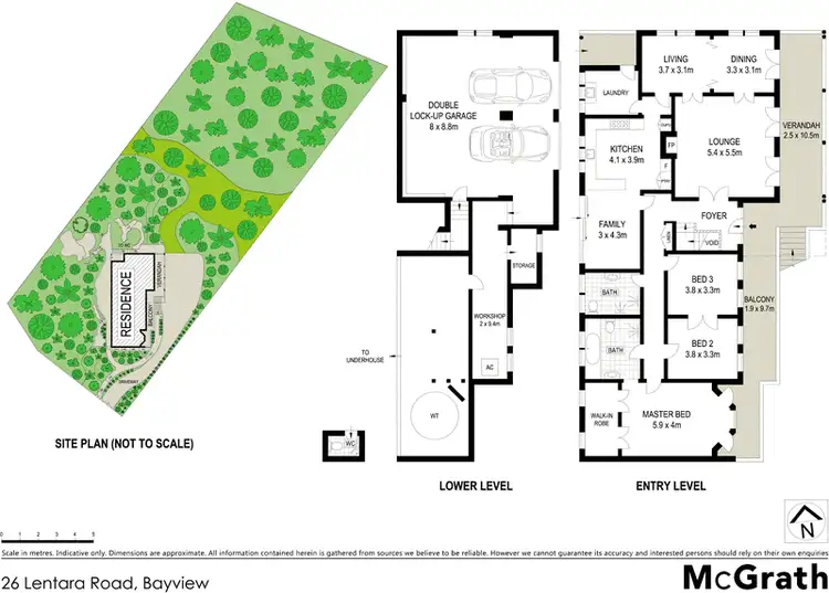 Floorplan of Homely house listing, 26 Lentara Road, Bayview NSW 2104