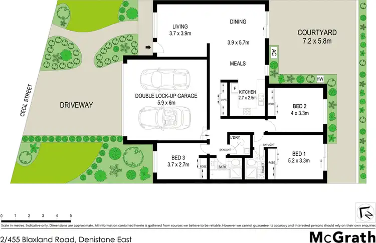 Floorplan of Homely villa listing, 2/455 Blaxland Road, Denistone East NSW 2112