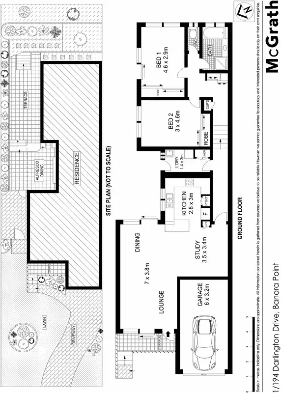 Floorplan of Homely apartment listing, 1/194 Darlington Drive, Banora Point NSW 2486