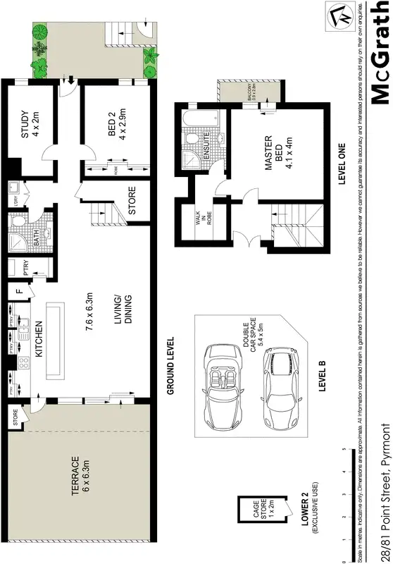 Floorplan of Homely apartment listing, 28/81 Point Street, Pyrmont NSW 2009