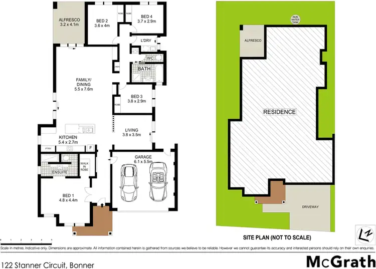 Floorplan of Homely house listing, 122 Stanner Circuit, Bonner ACT 2914