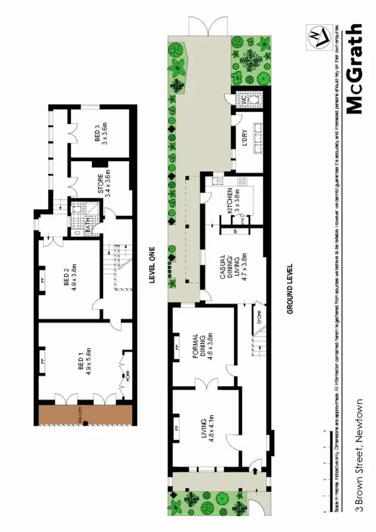 Floorplan of Homely house listing, 3 Brown Street, Newtown NSW 2042