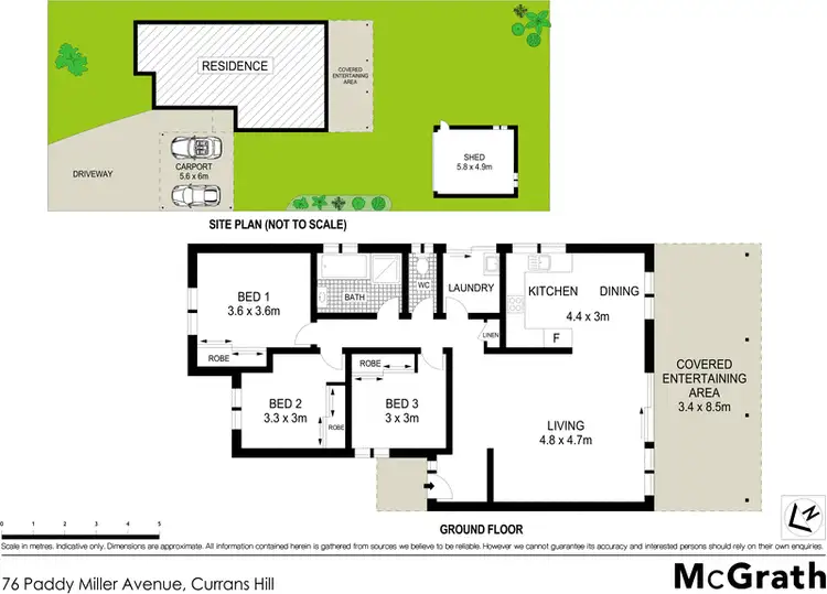 Floorplan of Homely house listing, 76 Paddy Miller Avenue, Currans Hill NSW 2567