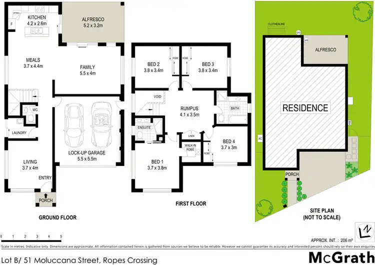 Floorplan of Homely house listing, Lot B/ 51 Moluccana Street, Shalvey NSW 2760