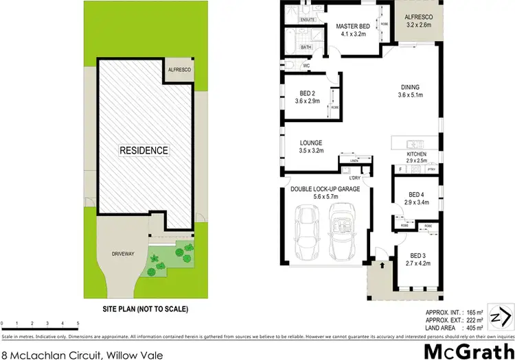 Floorplan of Homely house listing, 8 McLachlan Circuit, Willow Vale QLD 4209