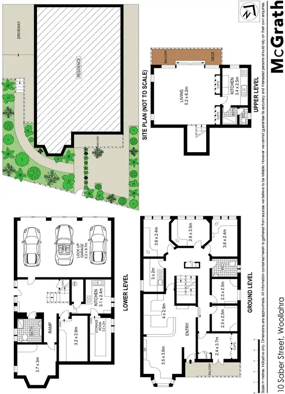 Floorplan of Homely house listing, 10 Saber Street, Woollahra NSW 2025