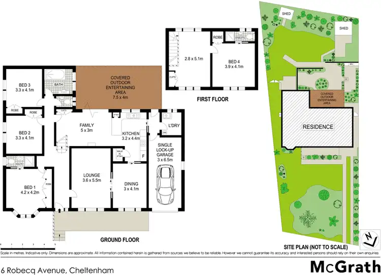 Floorplan of Homely house listing, 6 Robecq Avenue, Cheltenham NSW 2119