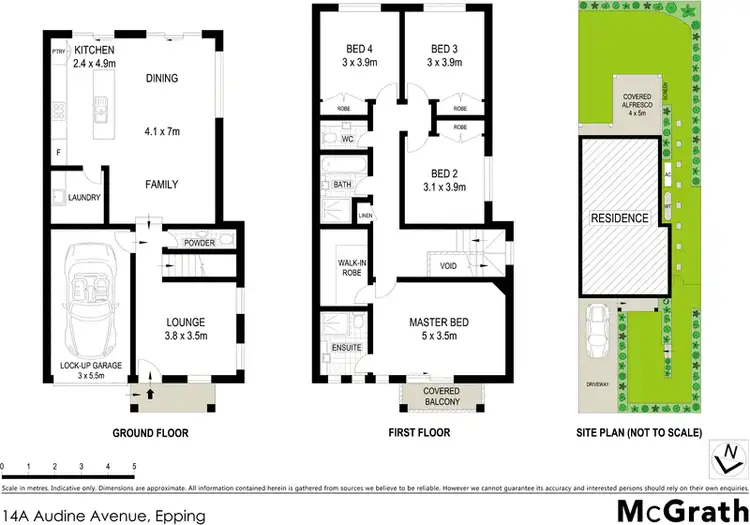 Floorplan of Homely house listing, 14A Audine Avenue, Epping NSW 2121