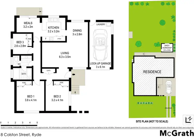 Floorplan of Homely house listing, 8 Colston Street, Ryde NSW 2112
