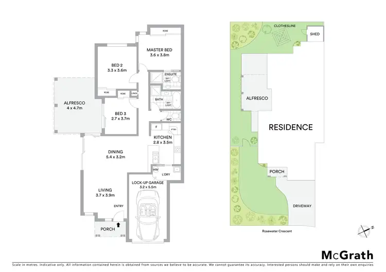 Floorplan of Homely house listing, 1/3 Rosewater Crescent, Tugun QLD 4224