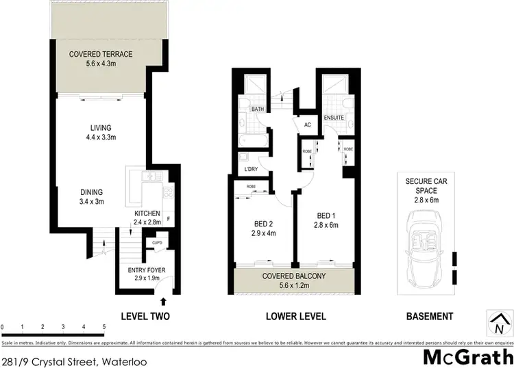Floorplan of Homely apartment listing, 281/9 Crystal Street, Waterloo NSW 2017