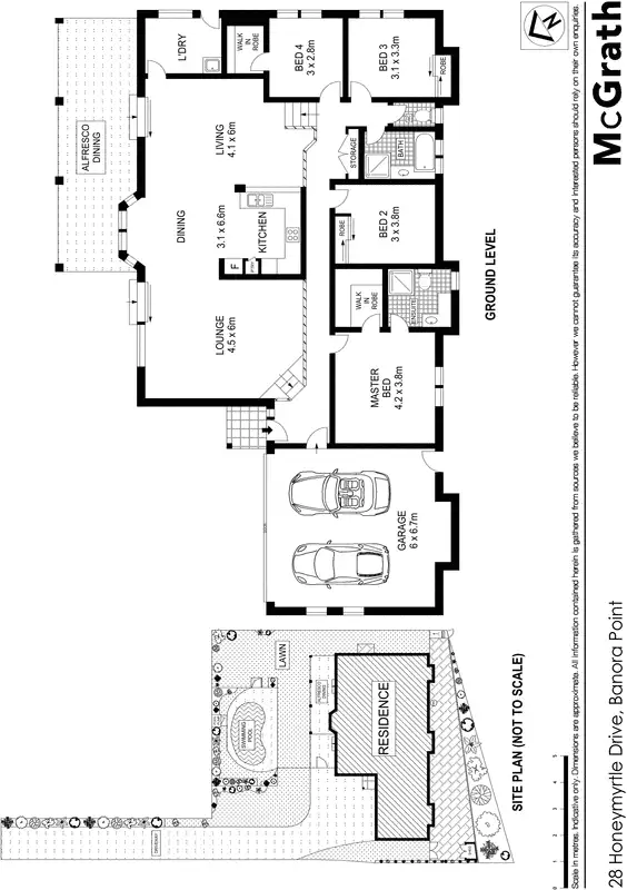 Floorplan of Homely house listing, 28 Honeymyrtle Drive, Banora Point NSW 2486
